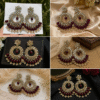 Stunning Maroon Kundan Earrings for Elegant Traditional Looks