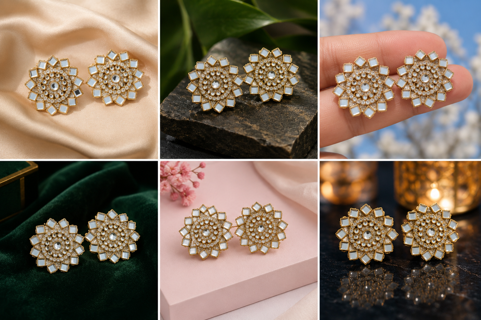 Crystal Earrings Mirror: Elegant Jewelry for Every Special Occasion